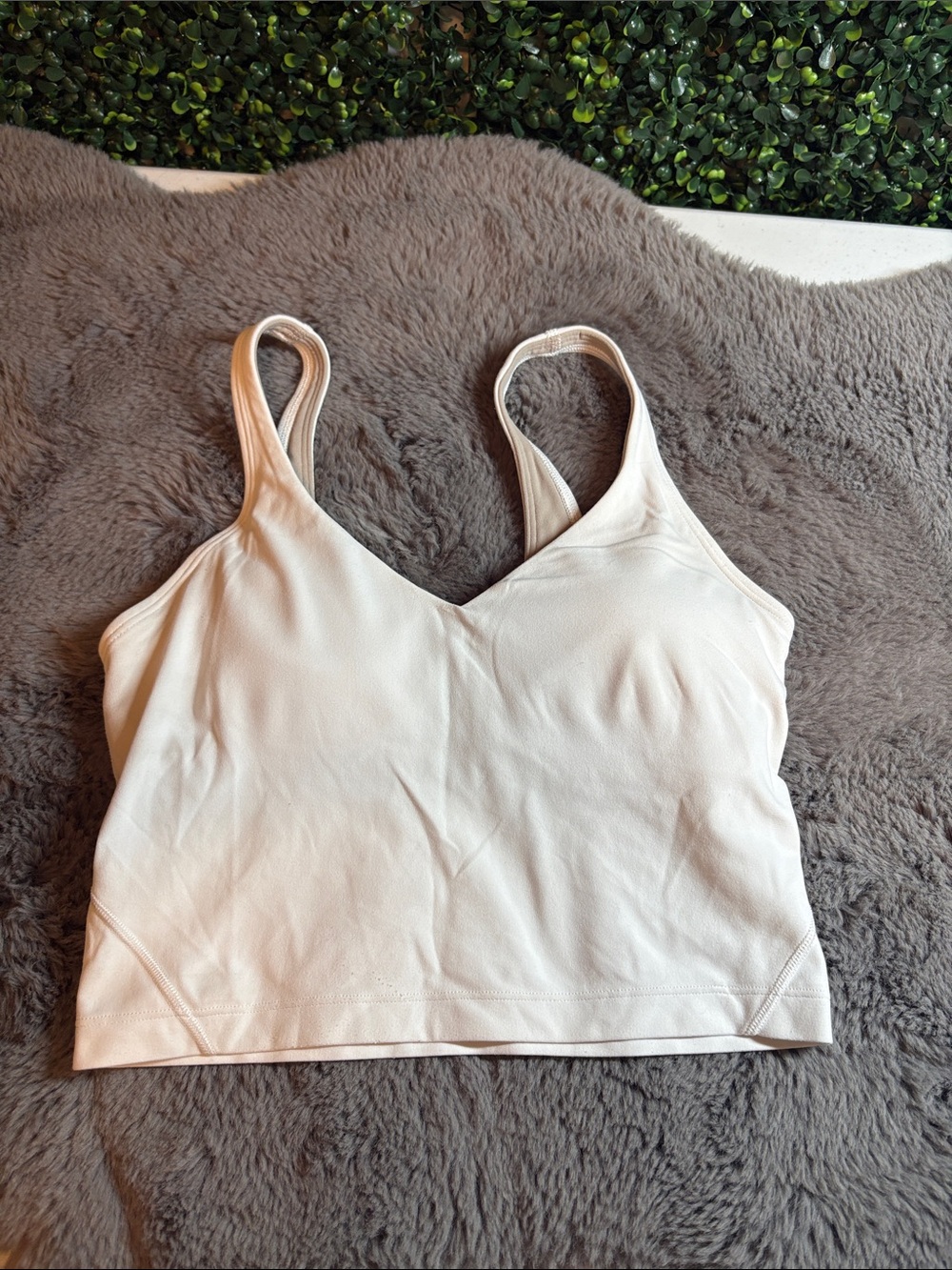 lululemon athletica Align White Tank Top Size 4